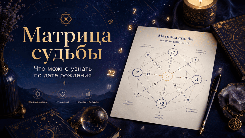 Матрица судьбы по дате рождения — предназначение, отношения, таланты и деньги